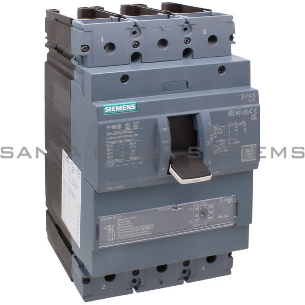 Siemens 3VA5340-5EC61-0AA0 Circuit Breaker Product Image