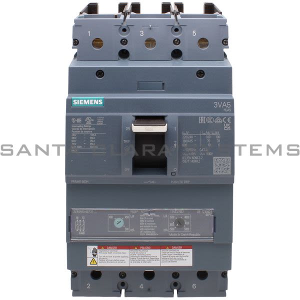 Siemens 3VA5450-6EF31-0AA0 Circuit Breaker | 3VA5450-6EF31-0AA0 Product Image