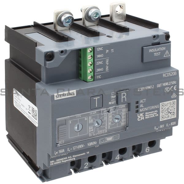 Siemens 3VA9113-0RL21 Residual Current Device | 3VA9113-0RL21 Product Image