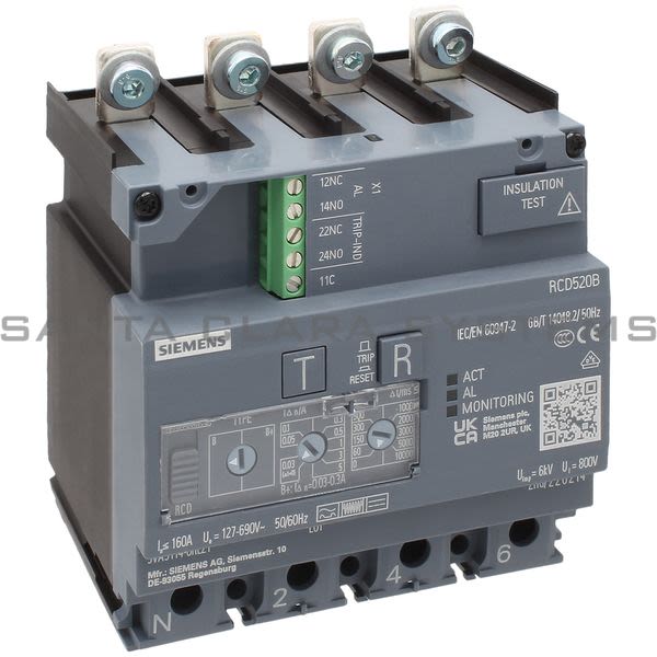 Siemens 3VA9114-0RL21 Residual Current Device | 3VA9114-0RL21 Product Image
