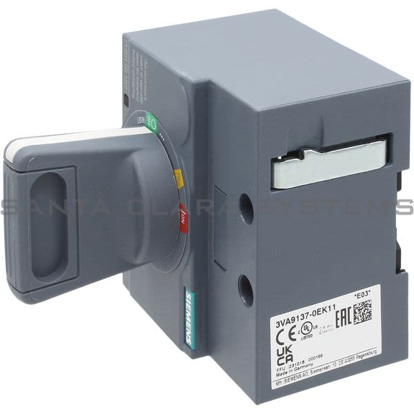 Siemens 3VA9137-0EK11 Rotary Operator | 3VA9137-0EK11 Product Image
