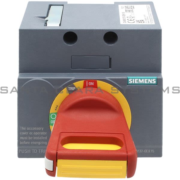 Siemens 3VA9137-0EK15 Rotary Operator | 3VA9137-0EK15 Product Image