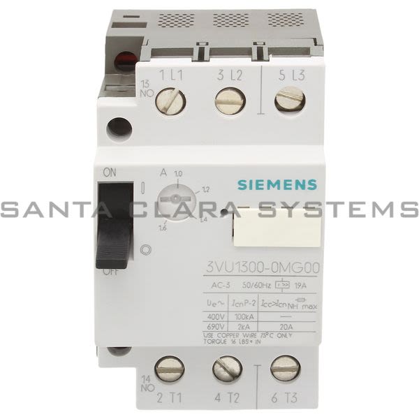 Siemens 3VU1300-0MG00 Curcuit Breaker Product Image