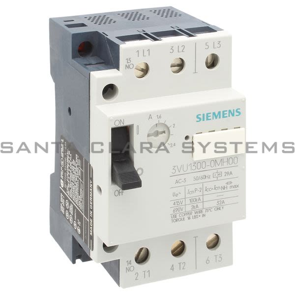Siemens 3VU1300-0MH00 Motor Starter Protector | 3VU1300-0MH00 Product Image
