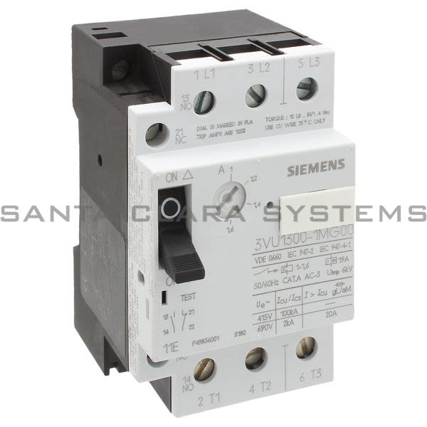 Siemens 3VU1300-1MG00 Circuit Breaker | 3VU1300-1MG00 Product Image