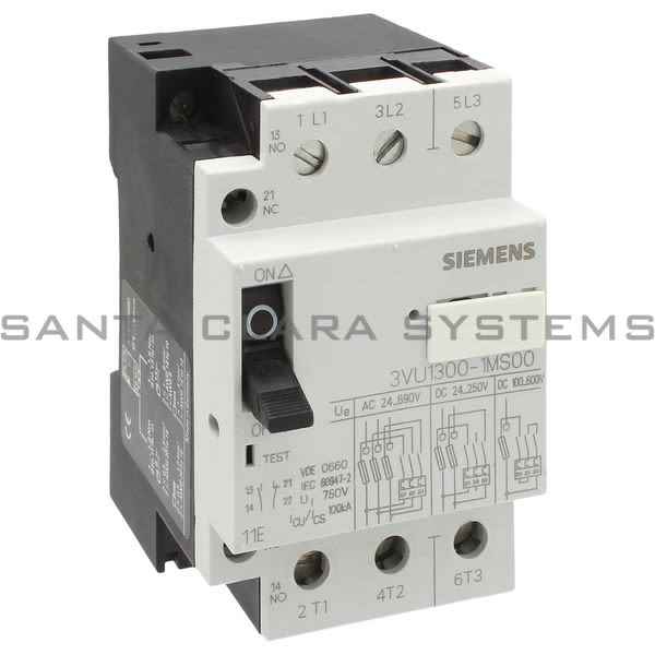 Siemens 3VU1300-1MS00 Circuit Breaker Product Image