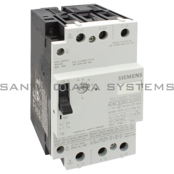 3VU1600-1MN00 Siemens Motor Starter Protector | 3VU1600