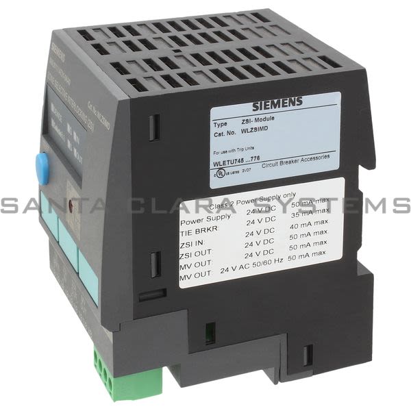 Siemens 3WL9111-1AT21-0AA0 Zone Selective Interlocking Module | WLZSIMD | 3WL9111-1AT21-0AA0 Product Image