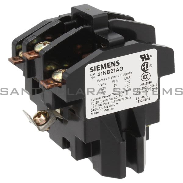 Siemens 41NB21AG Definite Purpose Contactor Product Image