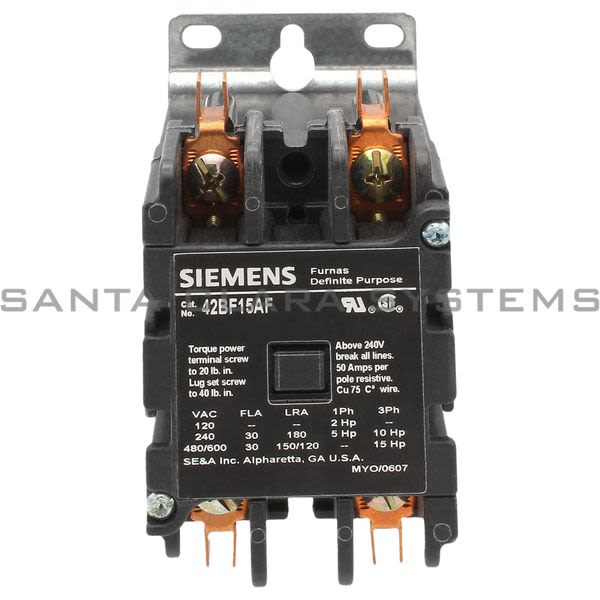 Siemens 42BF15AF  Definite Purpose Contactor Product Image