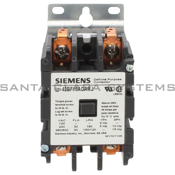 Siemens 42BF15AGARJ Contactor Product Image