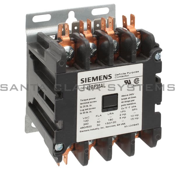 Siemens 42BF25AL Definite Purpose Contactor Product Image