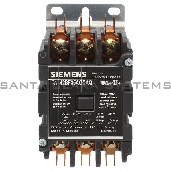 Siemens 42BF35AGCAQ Definite Purpose Contactor Product Image
