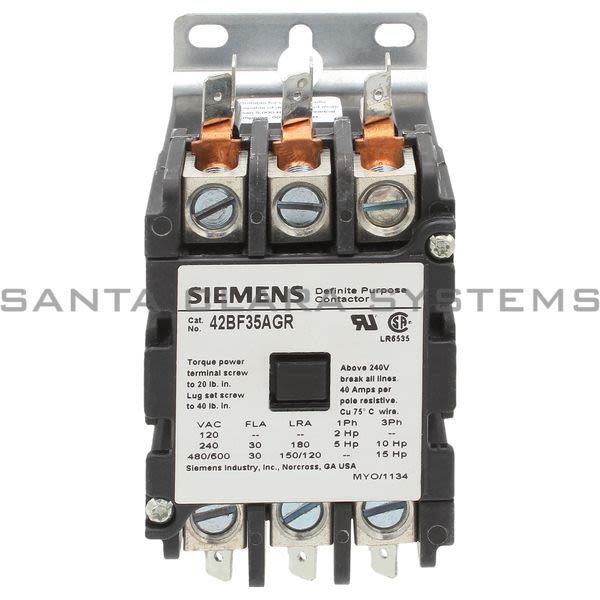 Siemens 42BF35AGR Definite Purpose Contactor Product Image