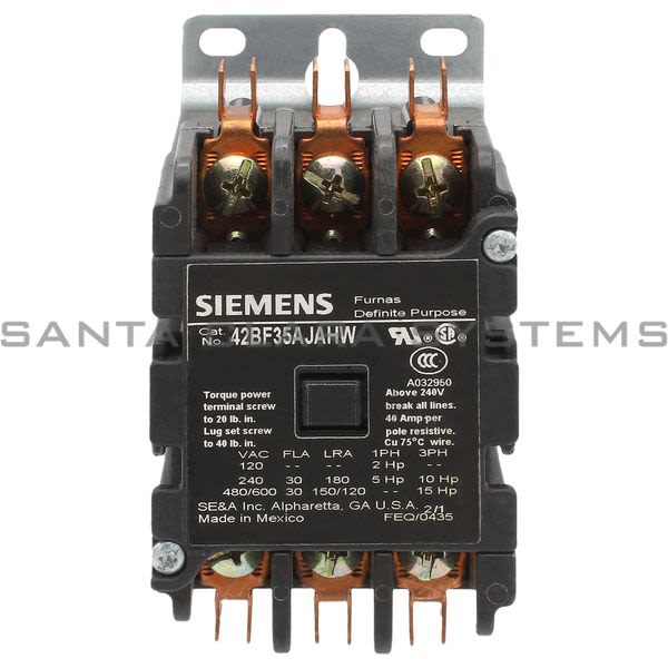 Siemens 42BF35AJAHW Definite Purpose Contactor Product Image
