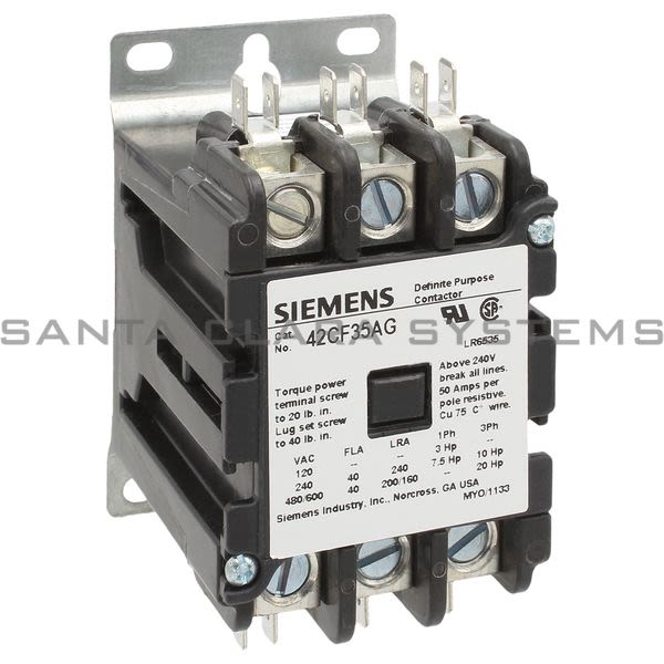 Siemens 42CF35AG Definite Purpose Contactor Product Image
