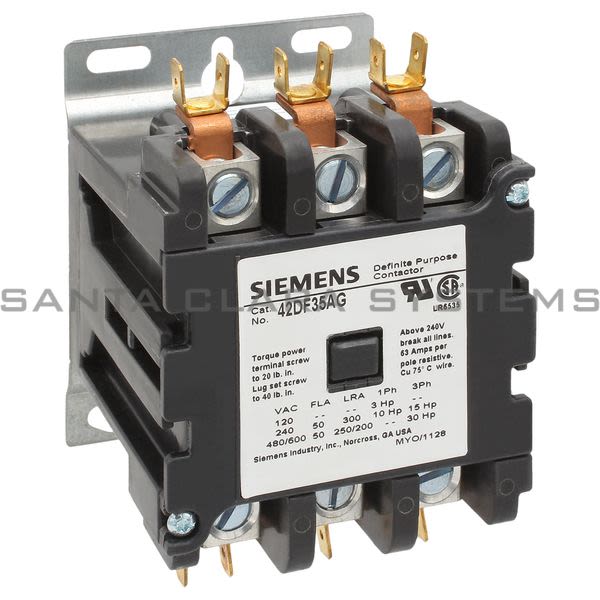 Siemens 42DF35AG Definite Purpose Contactor Product Image