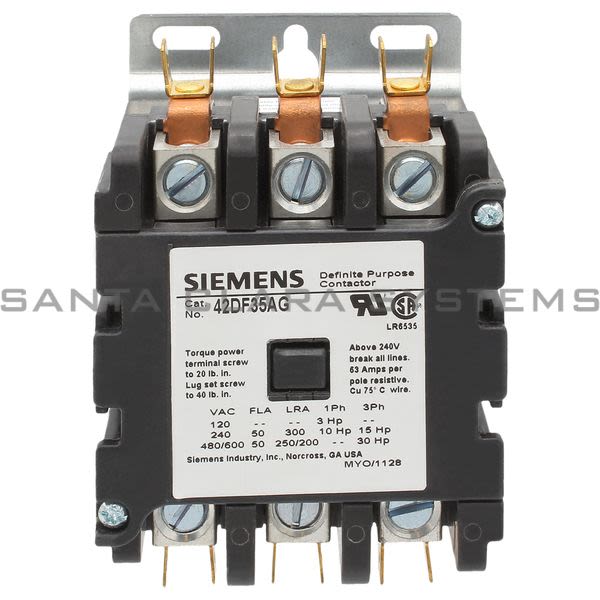 Siemens 42DF35AG Definite Purpose Contactor Product Image