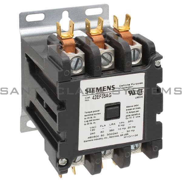 Siemens 42EF35AG Definite Purpose Contactor Product Image