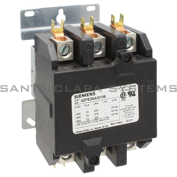 Siemens 42FE35AG106 Definite Purpose Contactor Product Image