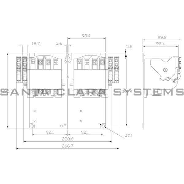 Siemens 43EP32AA Reversing Contactor Product Image