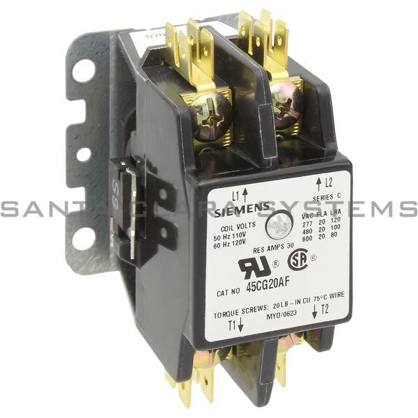 Siemens 45CG20AF Definate Purpose Contactor Product Image