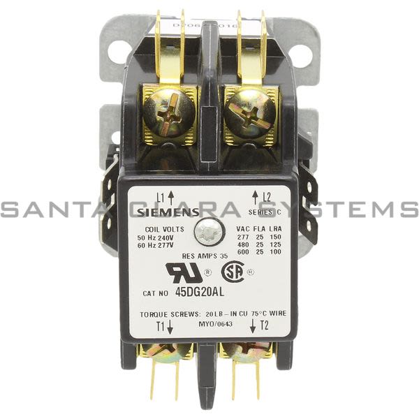 Siemens 45DG20AL Definite Purpose Contactor Product Image