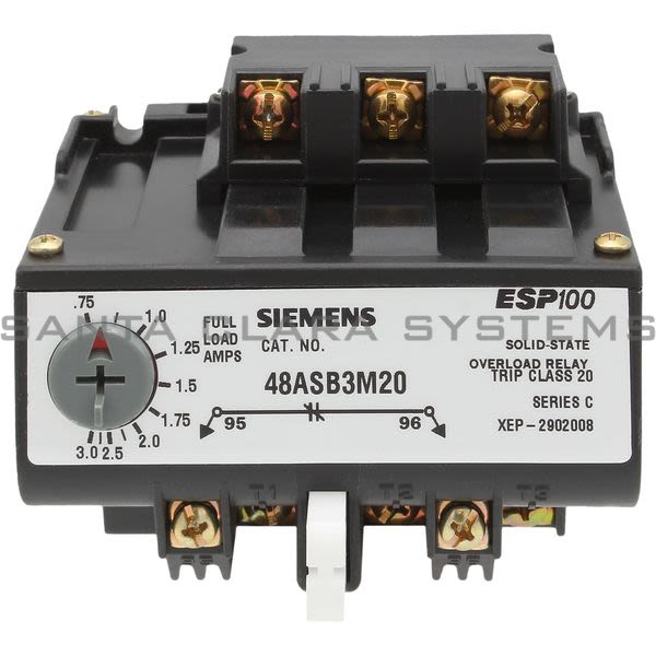 Siemens 48ASB3M20 Overload Relay Product Image