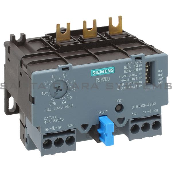 Siemens 48ATB3S00 Overload Relay Product Image