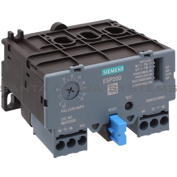 Siemens 48ATD3S00 Overload Relay | 3UB8123-4DW2 Product Image