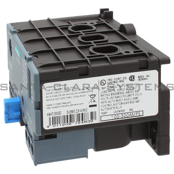 Siemens 48ATJ3S00 Overload Relay Product Image