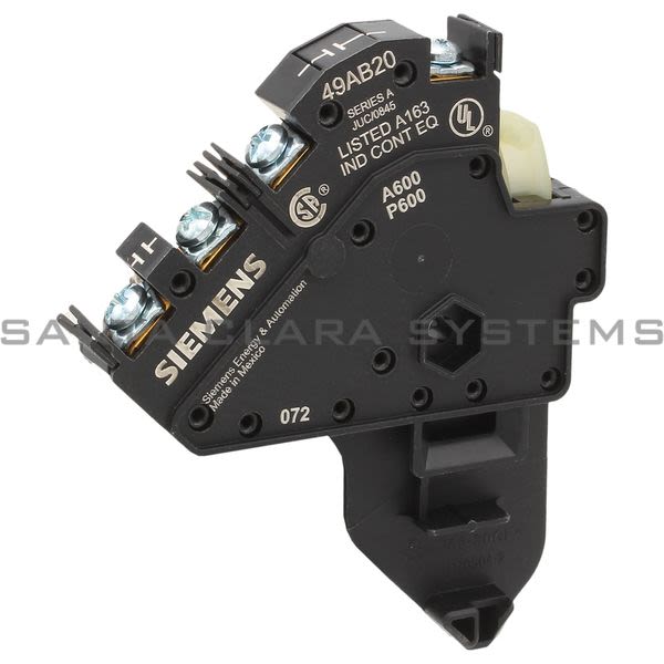Siemens 49AB20 Auxiliary Contact Product Image