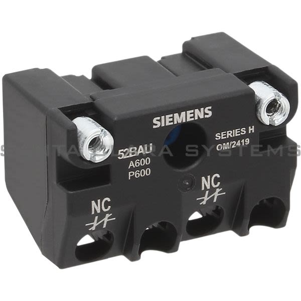 Siemens 52BAU Contact Block Product Image
