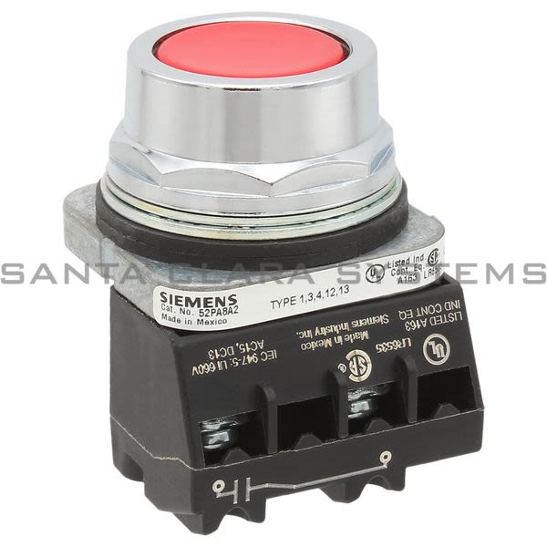 Siemens 52PA8A2K Push Button Product Image