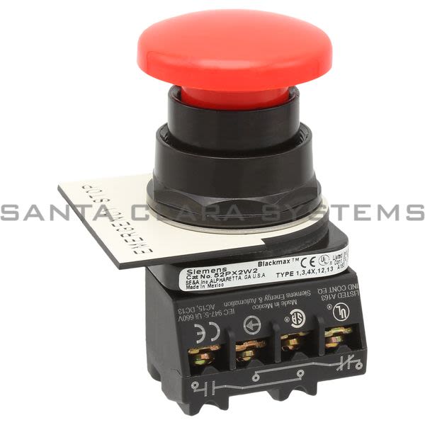 Siemens 52PX2W2A Pushbutton Product Image