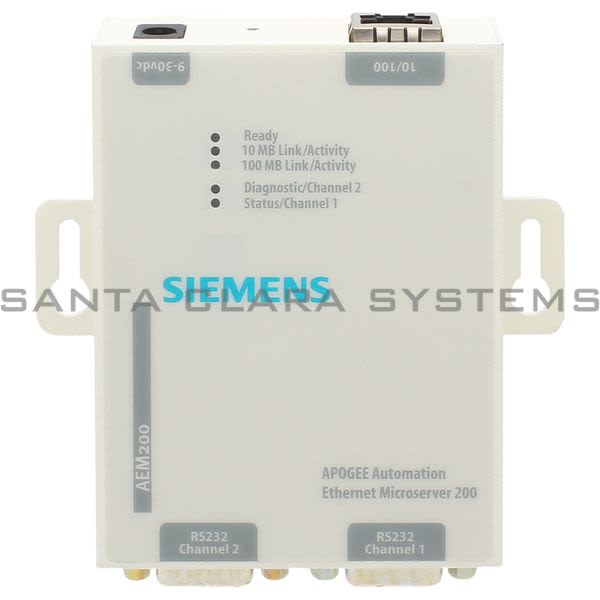 Siemens 538-920 Apogee Ethernet Microserver | Aem-200-538920 Product Image
