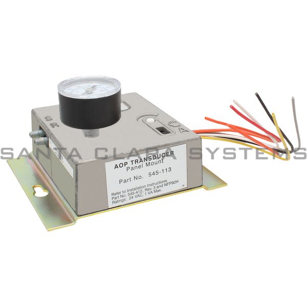 Siemens 545-113 Pneumatic Transducer Product Image