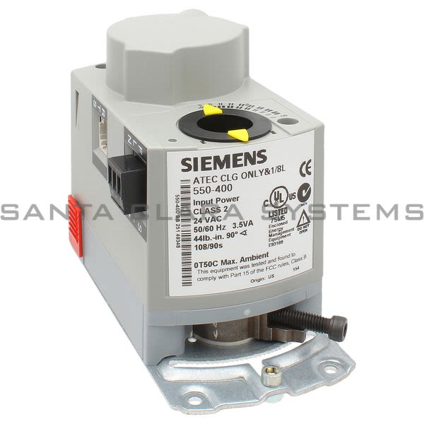 Siemens 550-400 Actuating Terminal Equipment Controller | Atec Vav Product Image