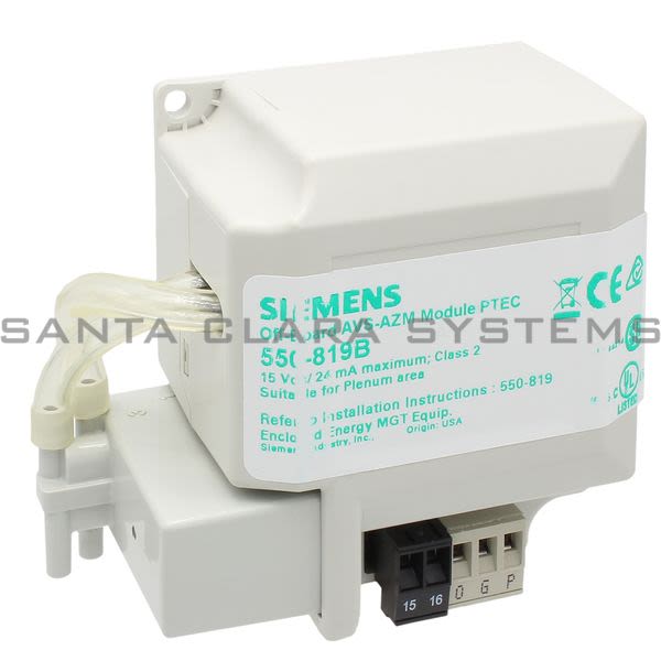 Siemens 550-819B Remote Air Modulee PTEC Product Image