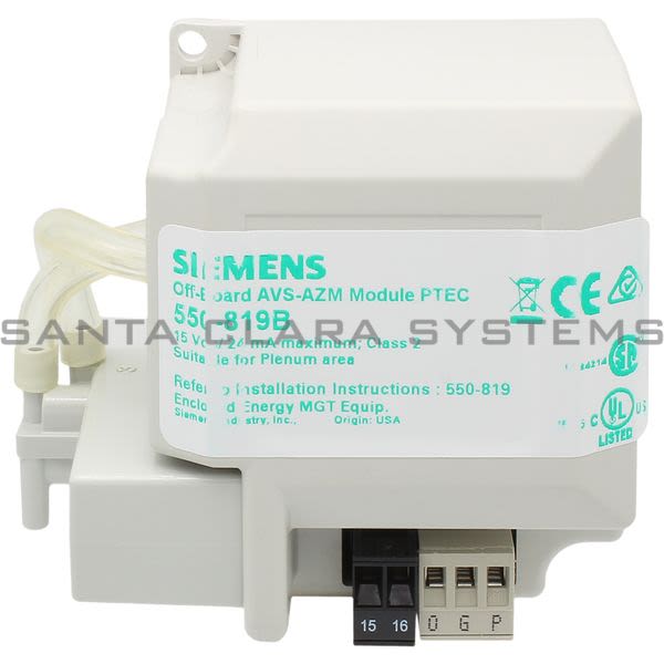 Siemens 550-819B Remote Air Modulee PTEC Product Image