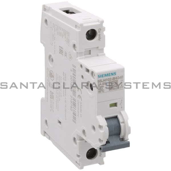 Siemens 5SJ4102-8HG40 Miniature Circuit Breaker | 5SJ4102-8HG40 Product Image