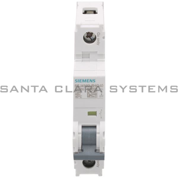 Siemens 5SJ4102-8HG40 Miniature Circuit Breaker | 5SJ4102-8HG40 Product Image