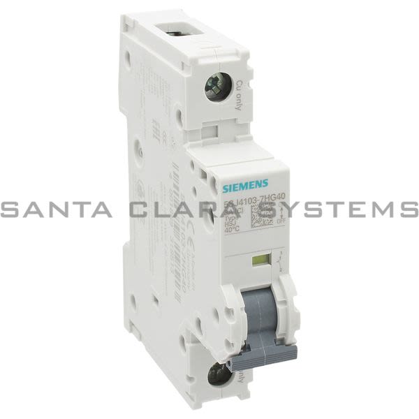 Siemens 5SJ4103-7HG40 Miniature Circuit Breaker | 5SJ4103-7HG40 Product Image