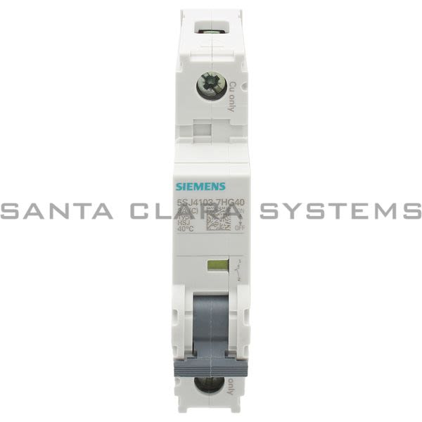 Siemens 5SJ4103-7HG40 Miniature Circuit Breaker | 5SJ4103-7HG40 Product Image