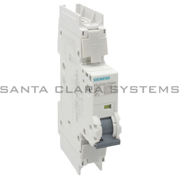 Siemens 5SJ4104-7HG41 Miniature Circuit Breaker | 5SJ4104-7HG41 Product Image