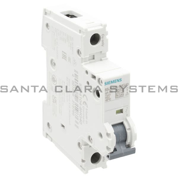 Siemens 5SJ4104-8HG40 Miniature Circuit Breaker | 5SJ4104-8HG40 Product Image