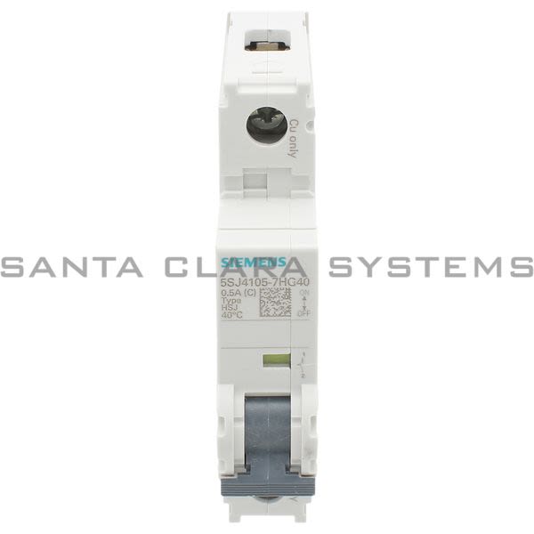 Siemens 5SJ4105-7HG40 Miniature Circuit Breaker | 5SJ4105-7HG40 Product Image