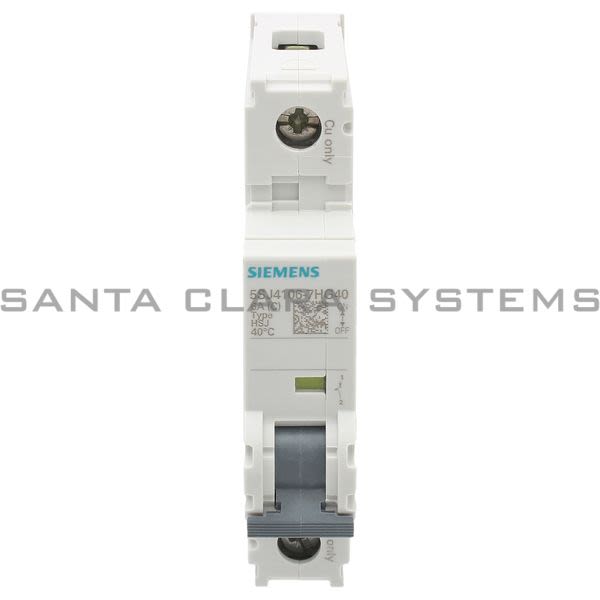 Siemens 5SJ4106-7HG40 Miniature Circuit Breaker | 5SJ4106-7HG40 Product Image