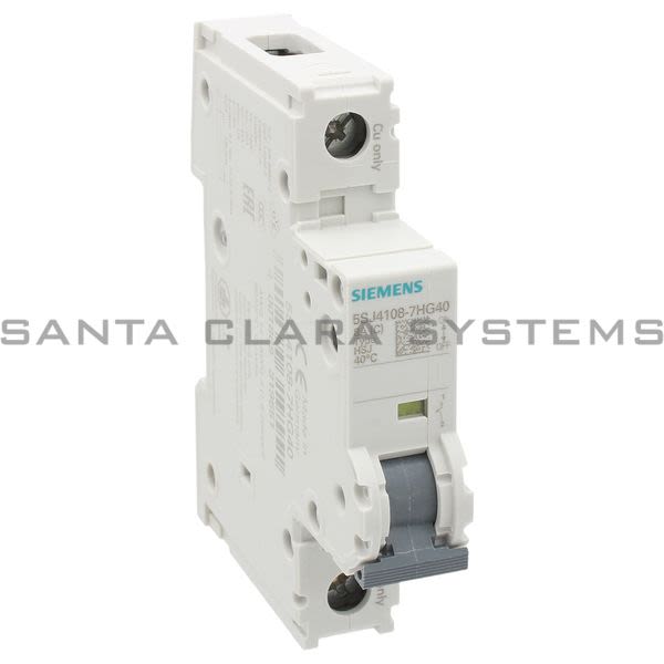 Siemens 5SJ4108-7HG40 Miniature Circuit Breaker | 5SJ4108-7HG40 Product Image
