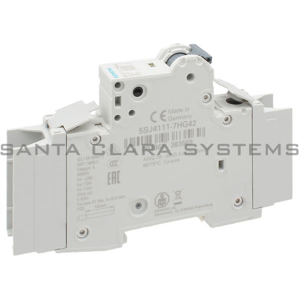 Siemens 5SJ4111-7HG42 Miniature Circuit Breaker | 5SJ4111-7HG42 Product Image